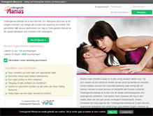 Tablet Screenshot of ondeugende-mamas.be